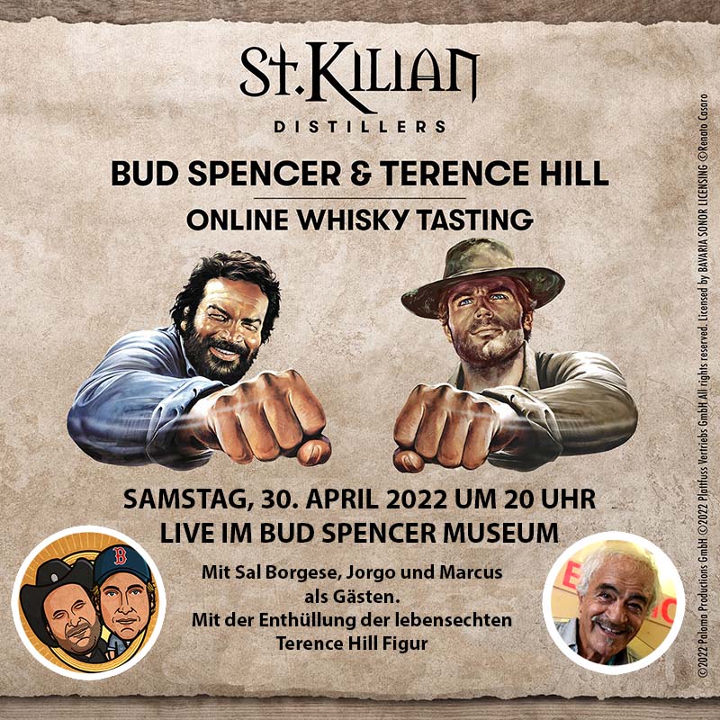 St Kilian Whisky im Bud Spencer Museum