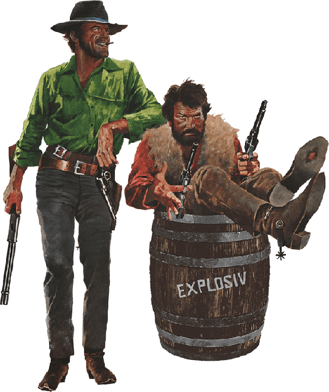 Bud Spencer und Terence Hill in Trinity